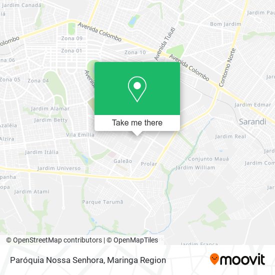 Paróquia Nossa Senhora map