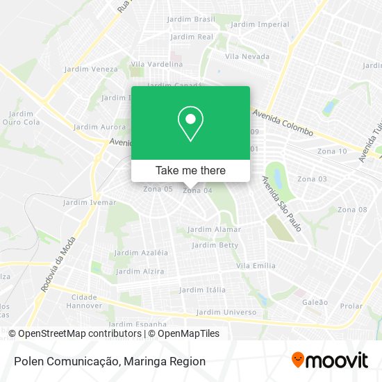 Polen Comunicação map