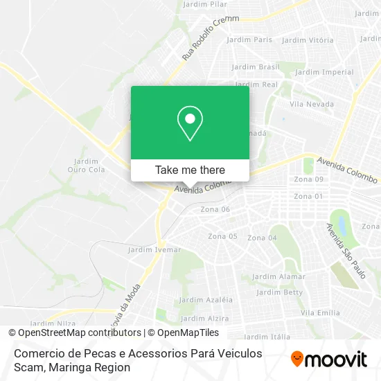 Comercio de Pecas e Acessorios Pará Veiculos Scam map