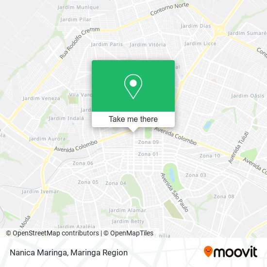 Nanica Maringa map