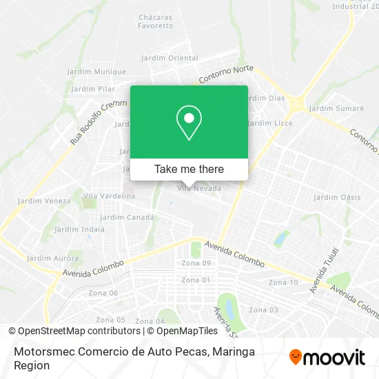 Motorsmec Comercio de Auto Pecas map