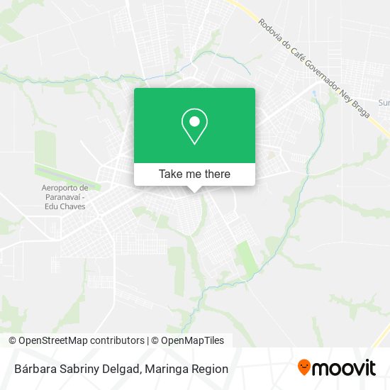 Bárbara Sabriny Delgad map
