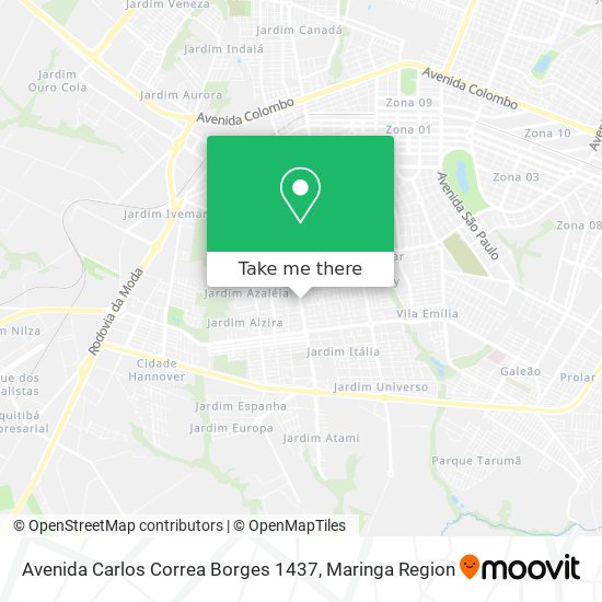 Mapa Avenida Carlos Correa Borges 1437