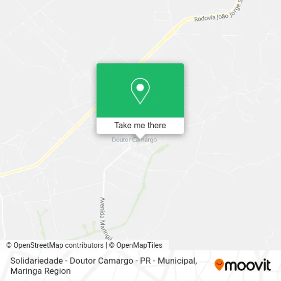 Solidariedade - Doutor Camargo - PR - Municipal map