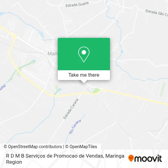 R D M B Serviços de Promocao de Vendas map