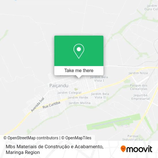Mbs Materiais de Construção e Acabamento map