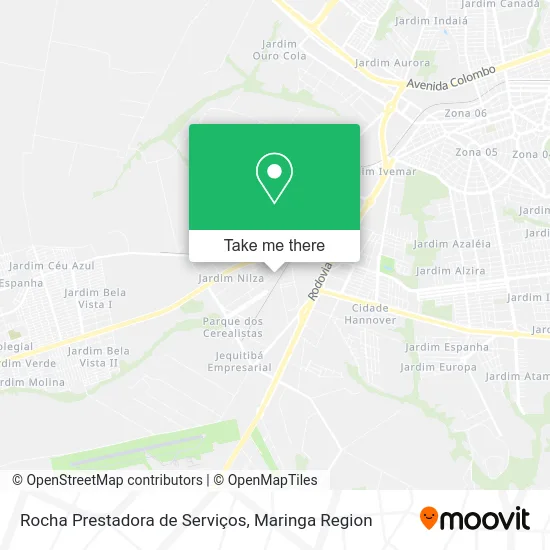 Rocha Prestadora de Serviços map