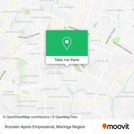 Rozolen Apoio Empresarial map