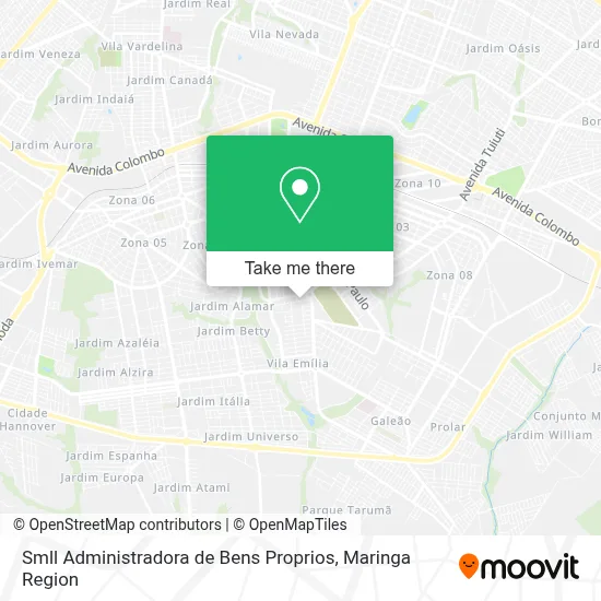 Smll Administradora de Bens Proprios map