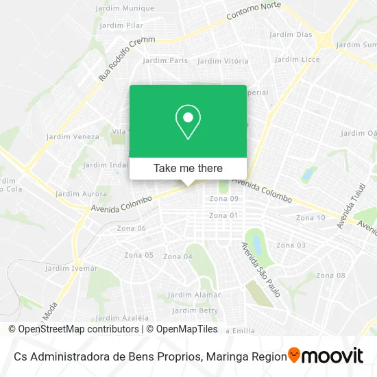 Cs Administradora de Bens Proprios map