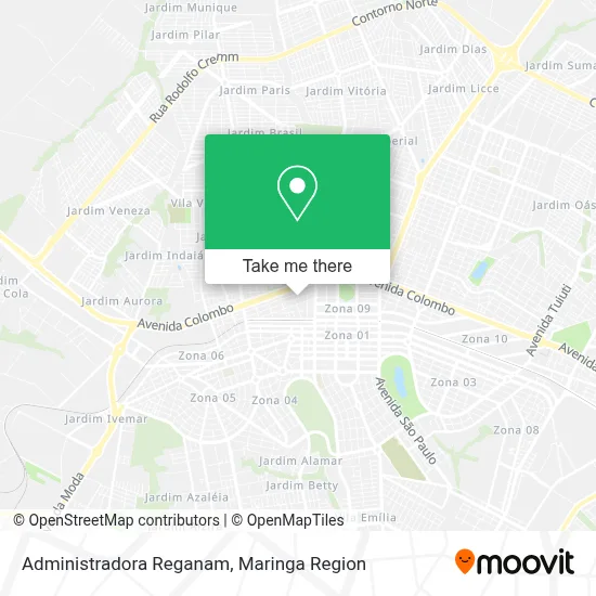 Administradora Reganam map