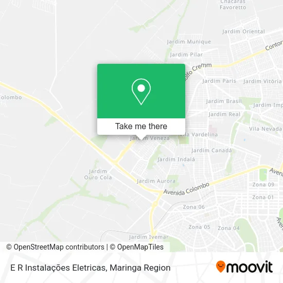 E R Instalações Eletricas map