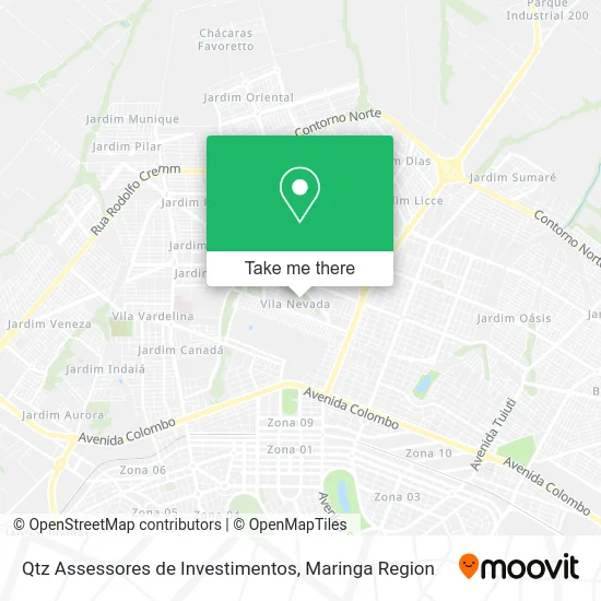 Qtz Assessores de Investimentos map
