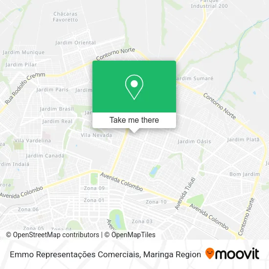 Emmo Representações Comerciais map