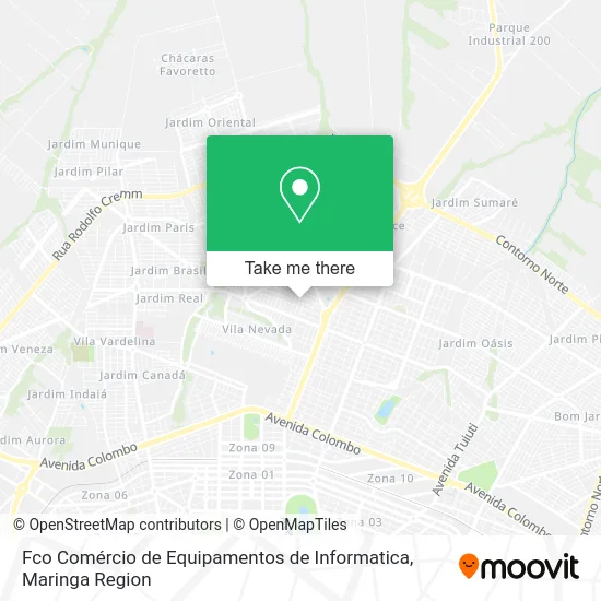 Fco Comércio de Equipamentos de Informatica map