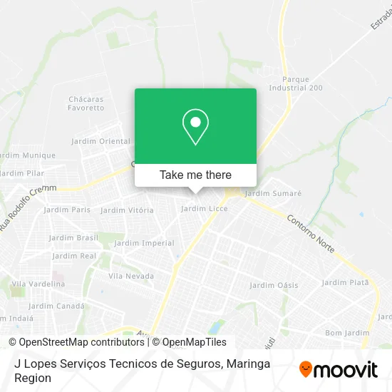J Lopes Serviços Tecnicos de Seguros map