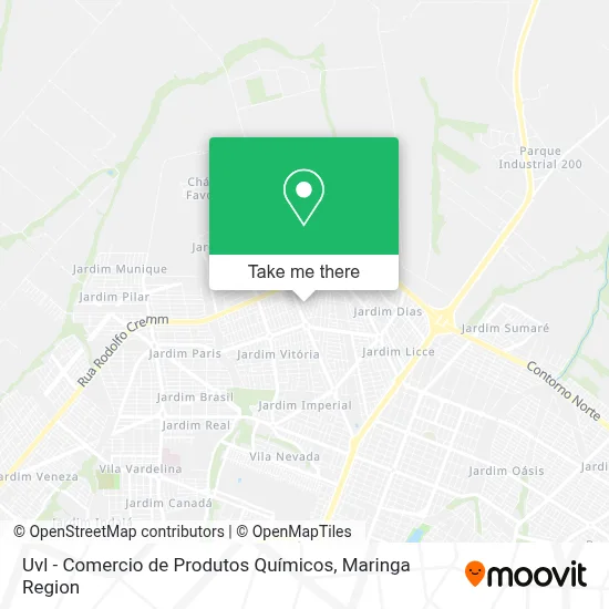 Uvl - Comercio de Produtos Químicos map