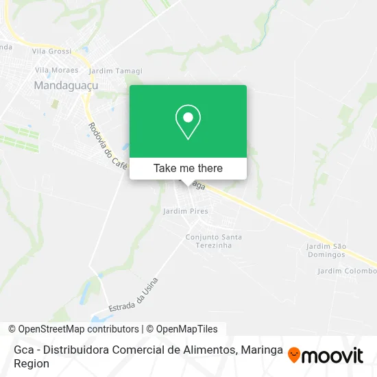 Gca - Distribuidora Comercial de Alimentos map