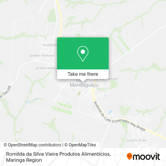 Romilda da Silva Vieira Produtos Alimentícios map