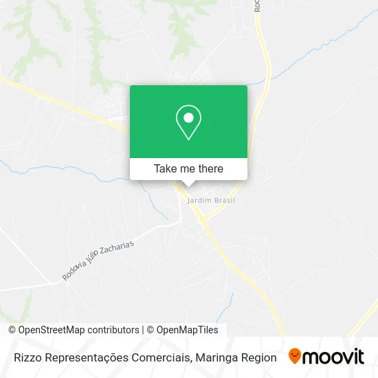 Rizzo Representações Comerciais map