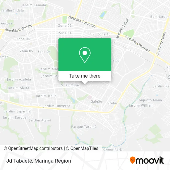 Jd Tabaetê map