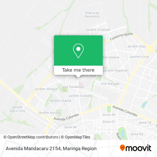 Avenida Mandacaru 2154 map