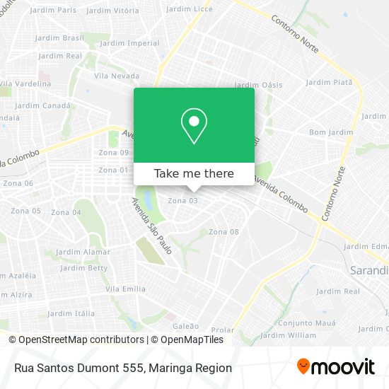 Rua Santos Dumont 555 map