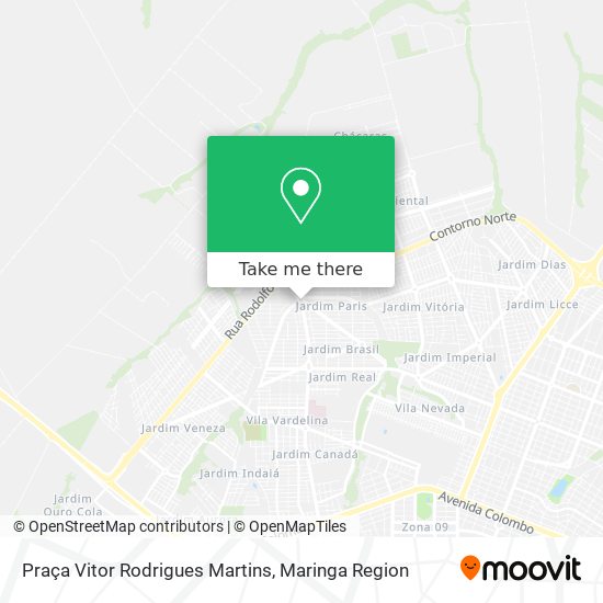 Praça Vitor Rodrigues Martins map