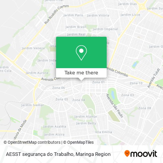 AESST segurança do Trabalho map