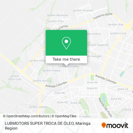 Mapa LUBMOTORS SUPER TROCA DE ÓLEO