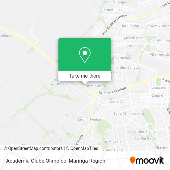 Academia Clube Olimpico map