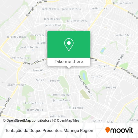 Tentação da Duque Presentes map