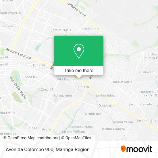 Avenida Colombo 900 map