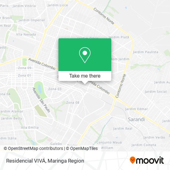 Residencial VIVÁ map