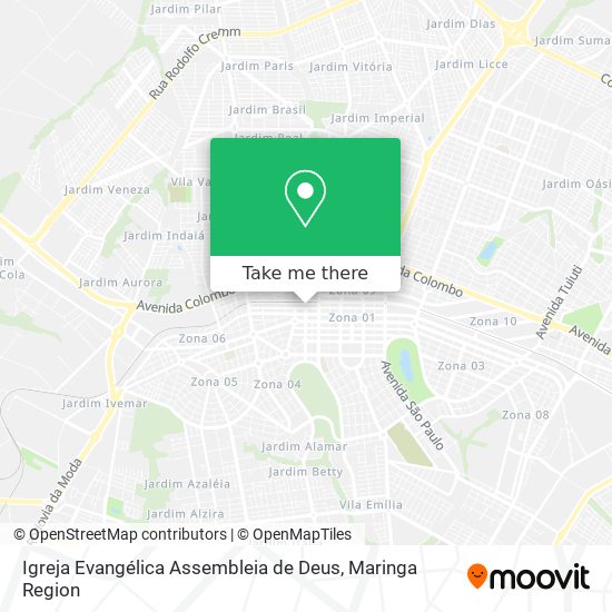 Igreja Evangélica Assembleia de Deus map