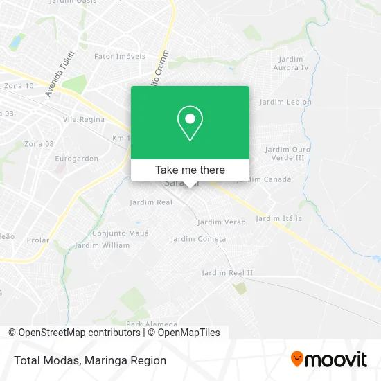 Total Modas map