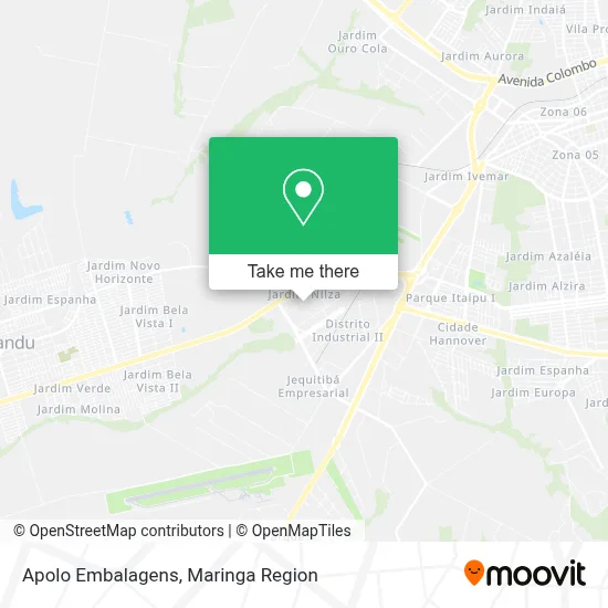 Apolo Embalagens map