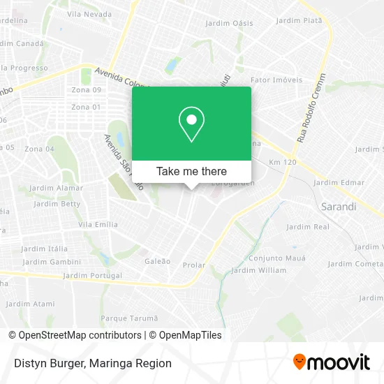 Distyn Burger map