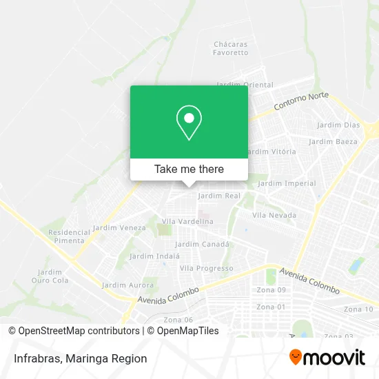 Infrabras map