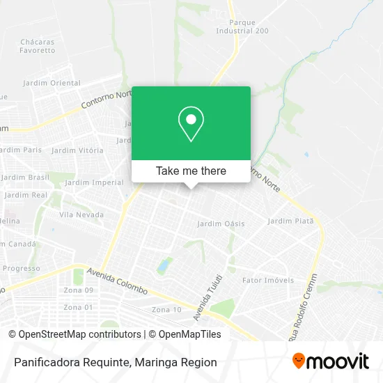 Panificadora Requinte map