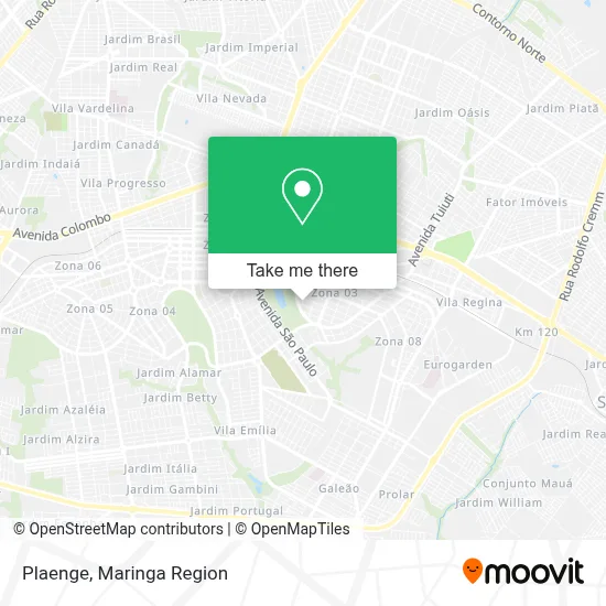 Plaenge map