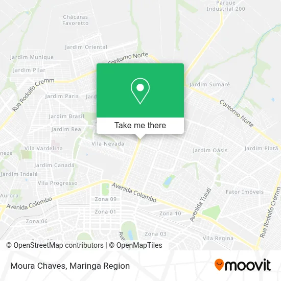 Moura Chaves map