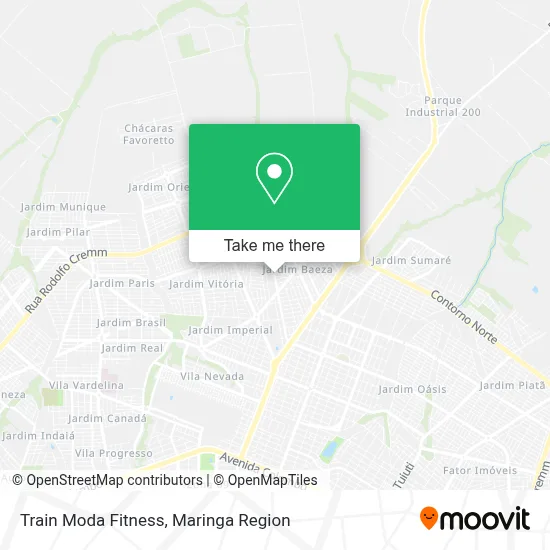 Train Moda Fitness map