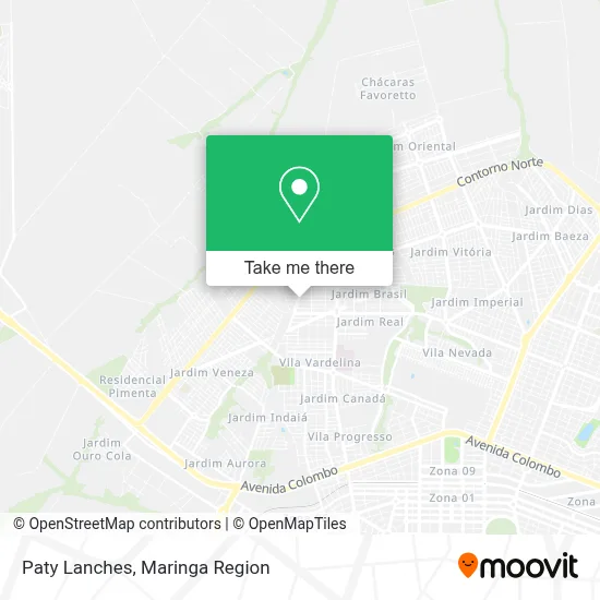 Paty Lanches map