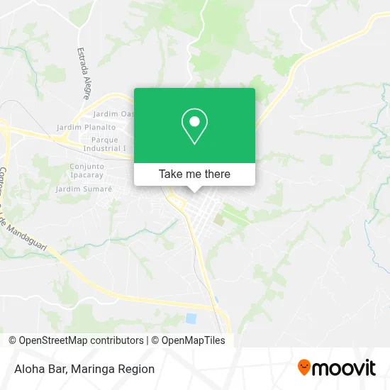Aloha Bar map