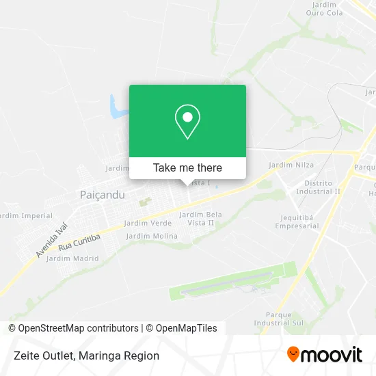Zeite Outlet map