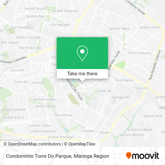 Condomínio Torre Do Parque map