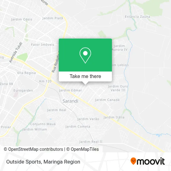 Outside Sports map