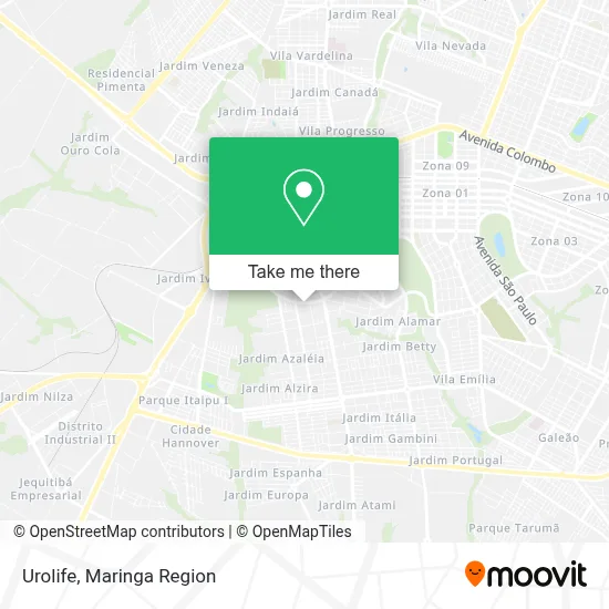 Urolife map
