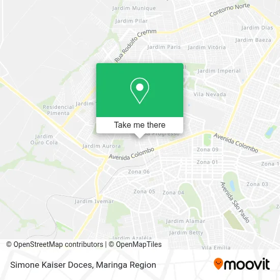 Simone Kaiser Doces map